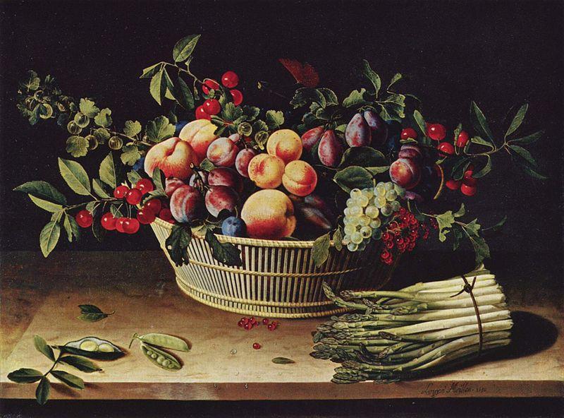 Louise Moillon Apfel und Melonen